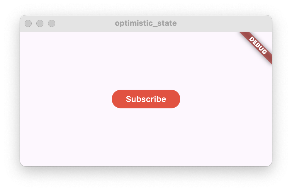 Application with subscribe button